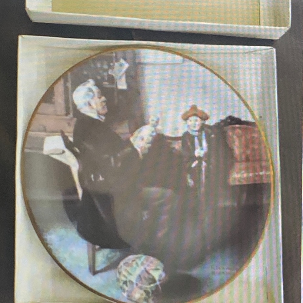 Norman Rockwell Plate "The Doctor and The Doll"